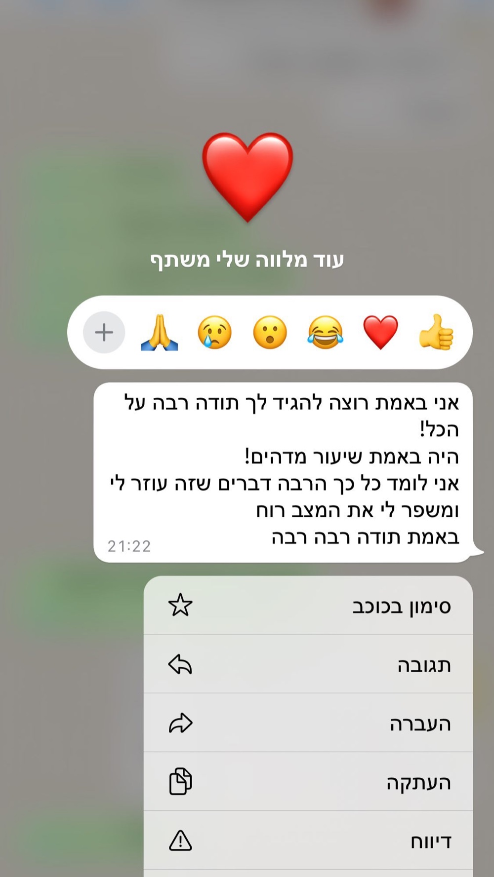 מלצה